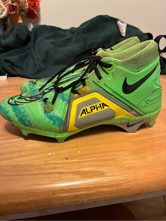 Nike Other - Nike Green and Yellow Kids Alpha Football Cleats